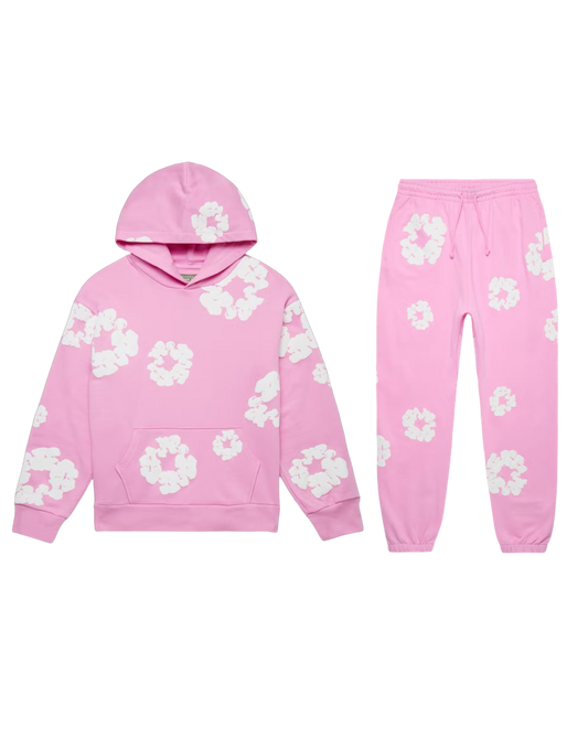 Denim Tears Cotton Wreath Tracksuit ‘Pink’