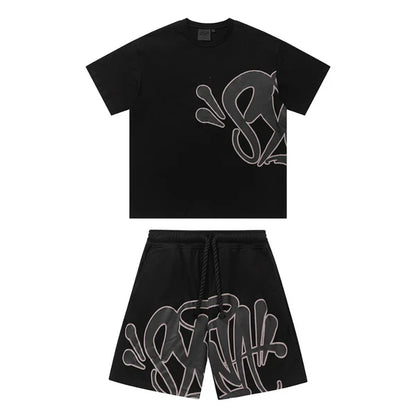 Syna World Logo Tee & Short Set 'Black'