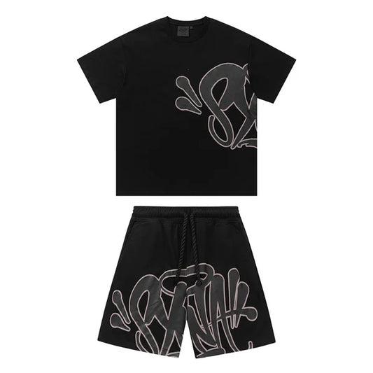 Syna World Logo Tee & Short Set 'Black'